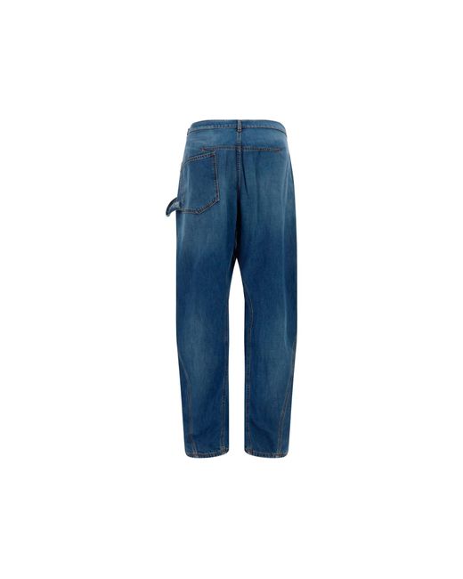 J.W. Anderson Blue Worker Jeans for men