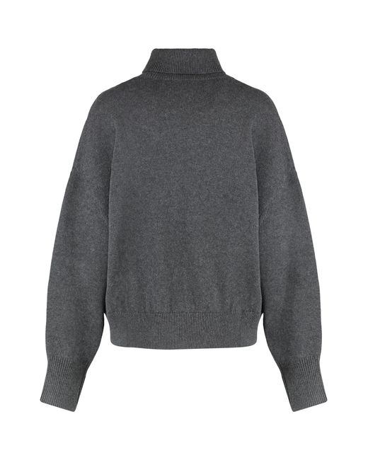 Isabel Marant Gray Nasha Wool And Cotton Sweater
