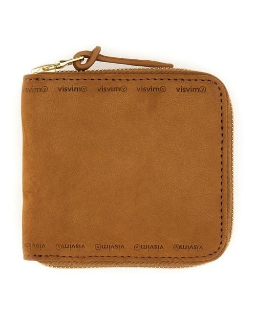 Visvim Brown Leather Wallet for men