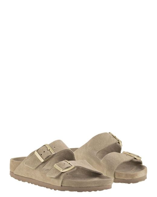 Birkenstock White Arizona Exquisite