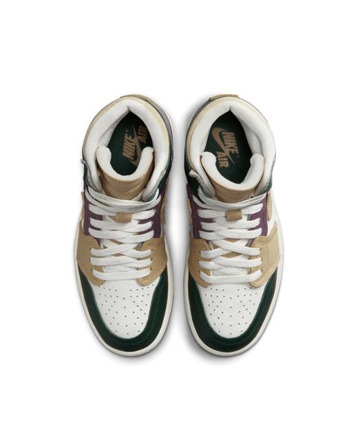 Nike White Air Jordan 1 Mm High Sneakers