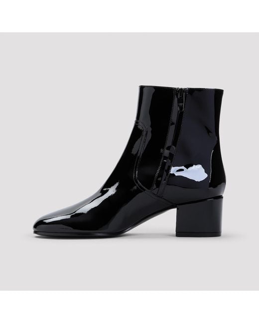 セリーヌ Celine Triomphe Zipped Boots Celine Triomphe Zipped Boots in Black | Lyst