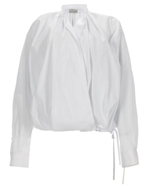 Dries Van Noten White Shirt Cenver Cotton