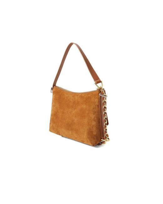 Coccinelle Brown Shoulder Bag Cow Leather Shoulder-Bags