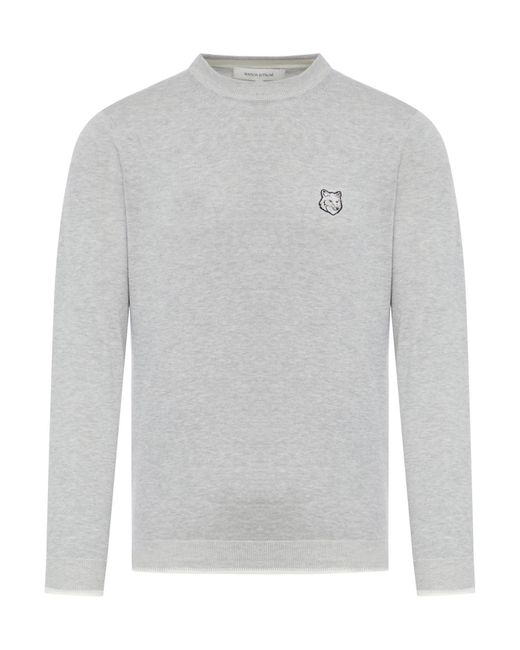 Maison Kitsuné Gray Sweater for men