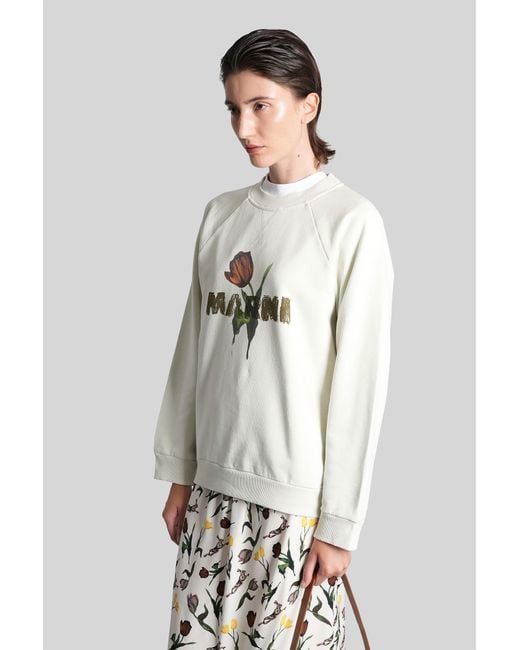 Marni White Sweatshirt