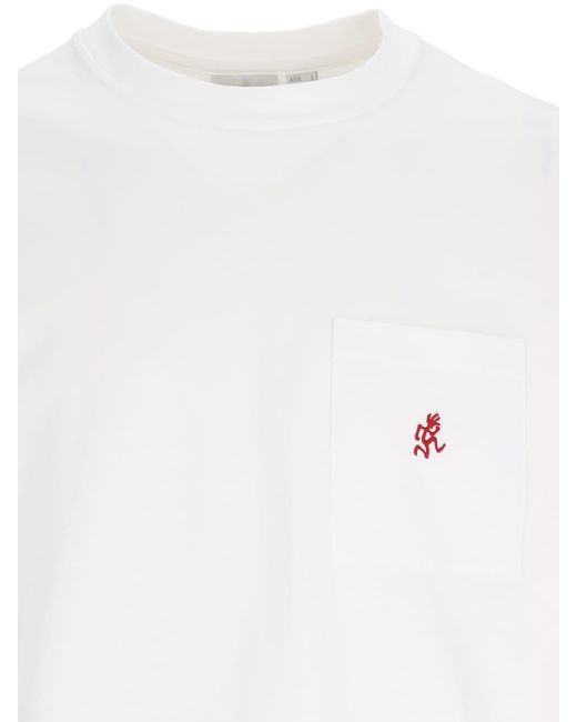 Gramicci White Logo T-shirt for men