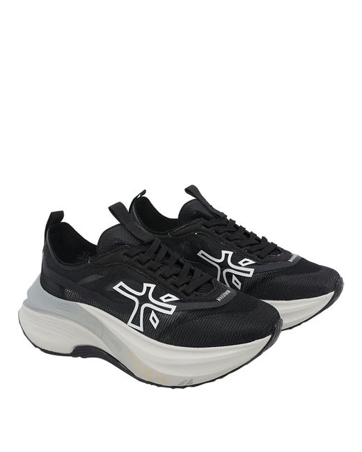 Premiata Black Sneakers Fabric/Rubber Sole