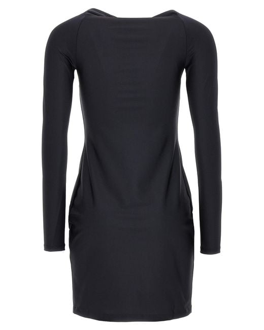 Coperni Black 'Twisted Cut-Out' Dress