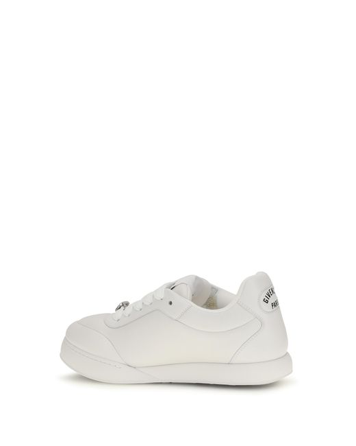 Givenchy White Sneakers Puffy Yard Calf Leather Trainers for men