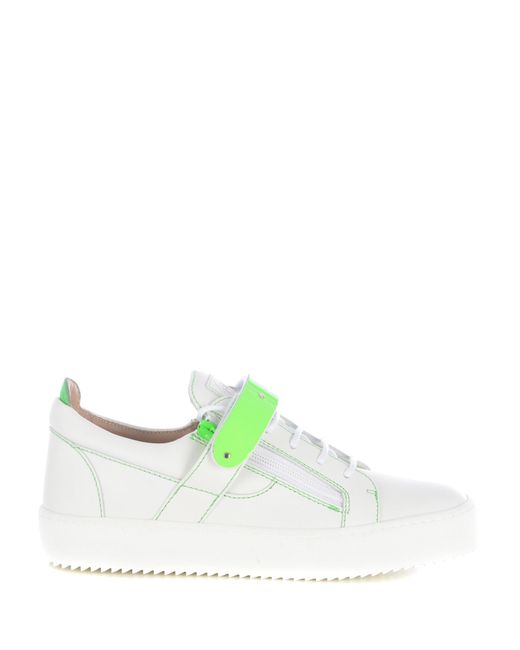 Giuseppe Zanotti Leather Sneakers Fankie In Pelle for Men | Lyst