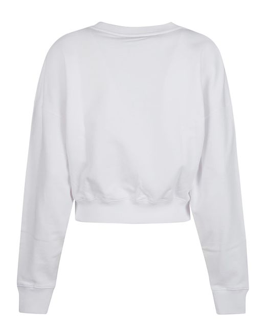 KENZO White Boke 2.0 Cropped Sweatshirt