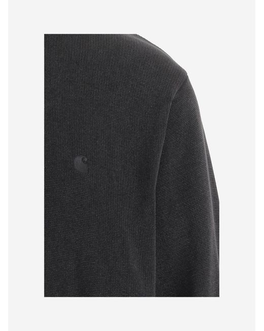 Carhartt Gray Cotton Sweatshirt Sweatshirts for men