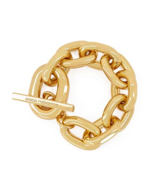 Rabanne Metallic Xl Link Brac Bracelet