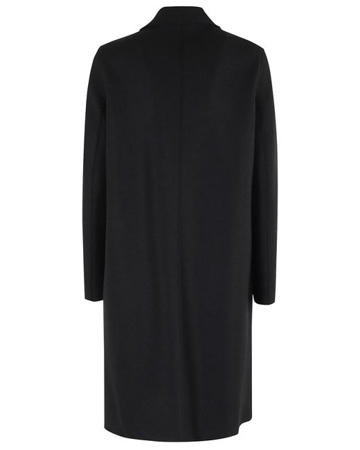 Manteau Long Femme Noir – Doublure écossaise – Taille L – Neuf Sans étiquette