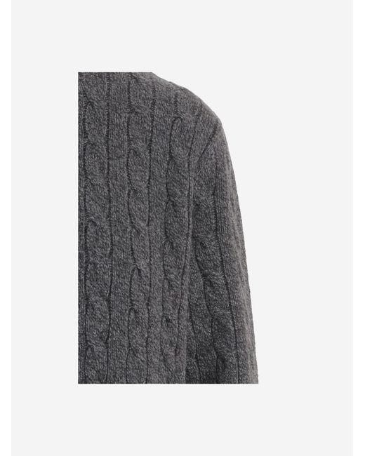 Valentino Gray Wool Sweater
