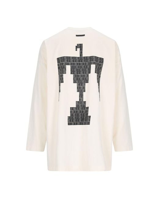 Fear Of God White Thunderbird Logo T-Shirt for men