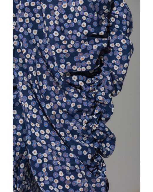 Isabel Marant Blue ‘Celina’ Silk Dress