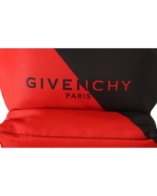 Givenchy Red Sleek Urban Backpack for men
