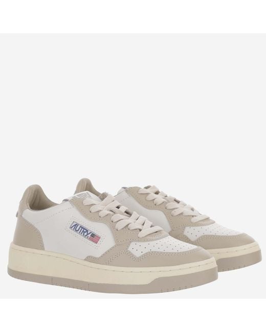 Autry Multicolor Sneakers Medalist Colour-Block Leather Trainers