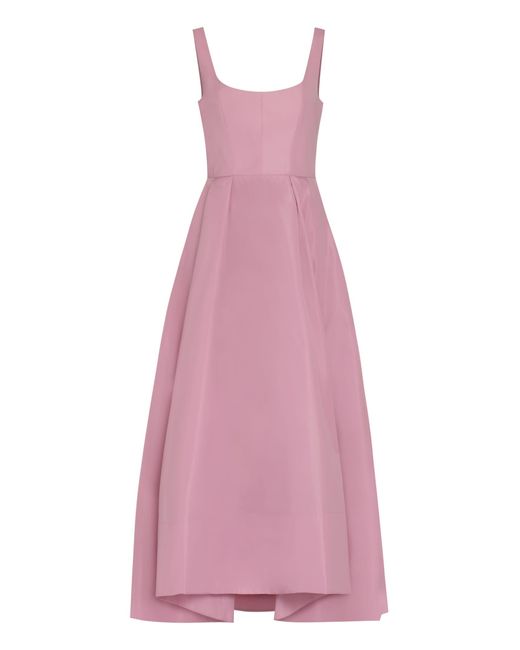 Pinko Pink Champagne Taffetà Dress
