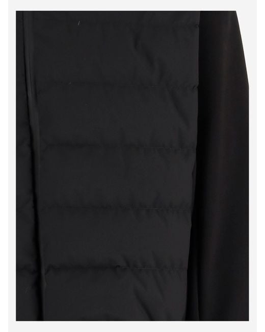 Herno Black Padded Jacket With Hood for men