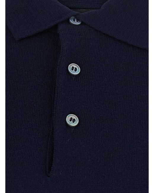 Tagliatore Blue Sweater Palmer Wool Blend Tops for men
