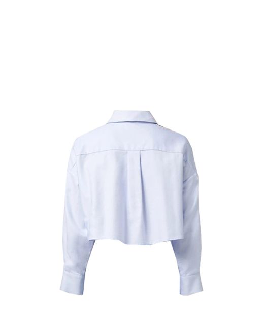 Elisabetta Franchi Blue Long Sleeve Shirt