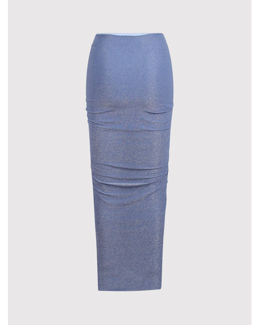 Baobab Blue Nia Midi Skirt