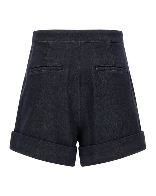 Max Mara Blue 'Mxmcalca' Shorts