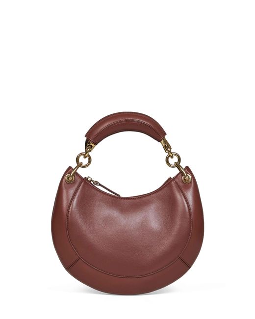 Chloé Brown Hobo Bag Banana Small Blushy