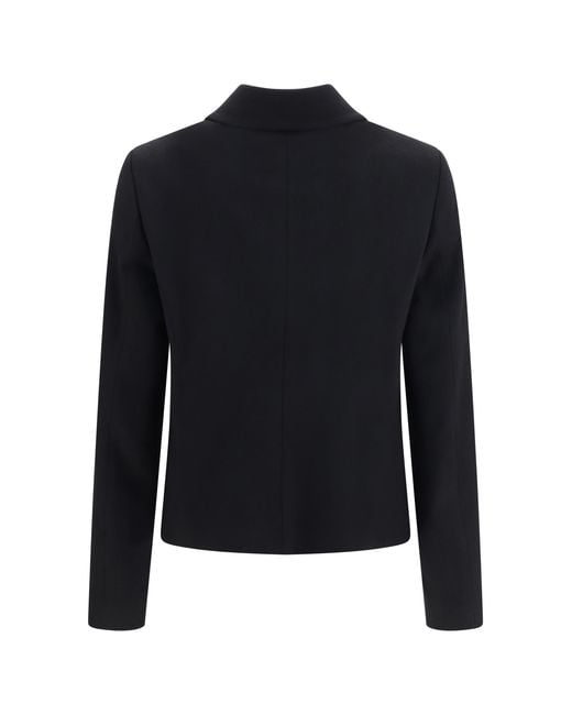 Lardini Blue Virgin Wool Jacket Fleece Ovis Aries