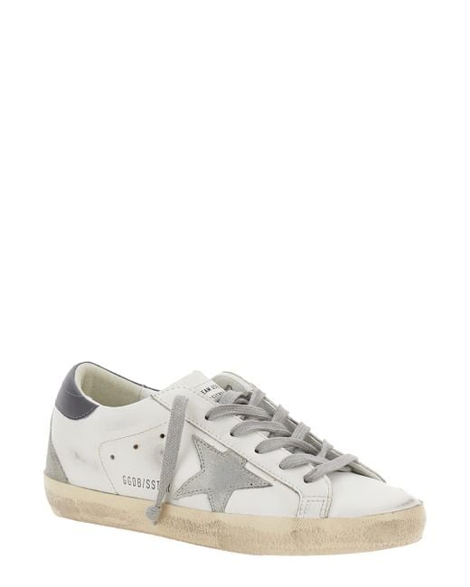Golden Goose Women's White Low Top Sneakers With Star Patch