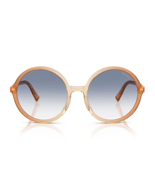 Miu Miu Blue Miu 0Mu B02S Regard Acetato Sunglasses