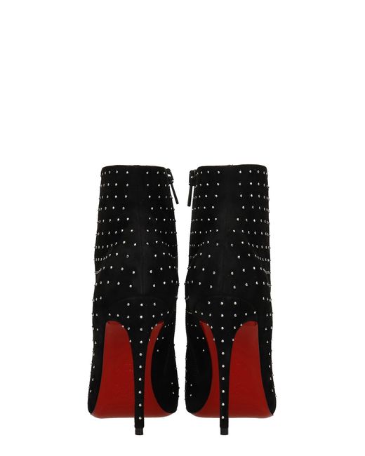 Christian Louboutin Black So Kate Booty High Heels Ankle Boots