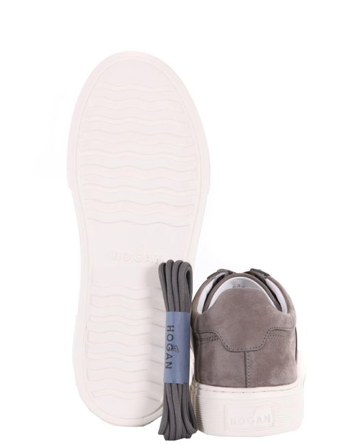 Hogan Leather Sneakers Rebel In Nabuk for Men | Lyst