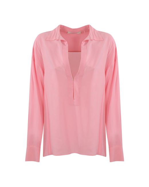 Philosophy Di Lorenzo Serafini Pink Viscose Blouse