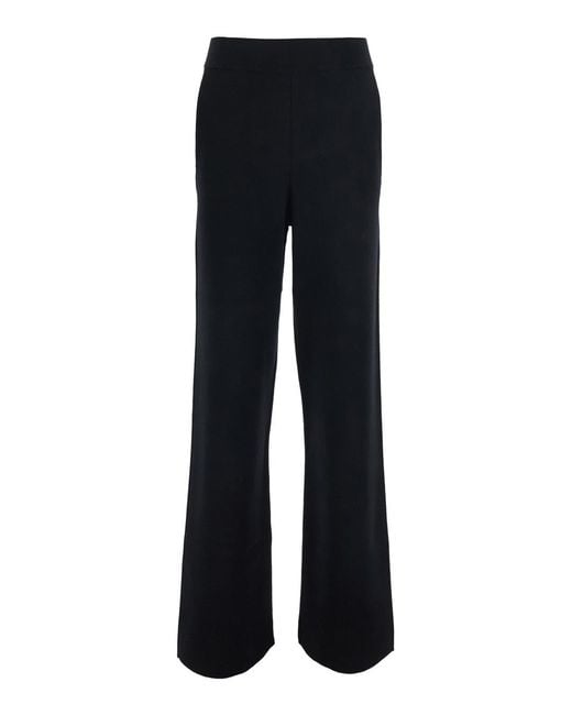 Max Mara Black Trousers Baldo Wool