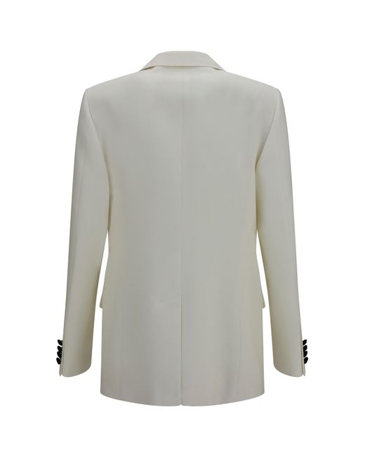 Valentino Gray Two-Tone Wool Jacket Merino Ovis Aries for men