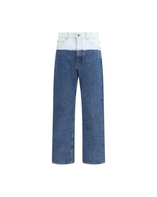Marni Blue Cotton Straight for men