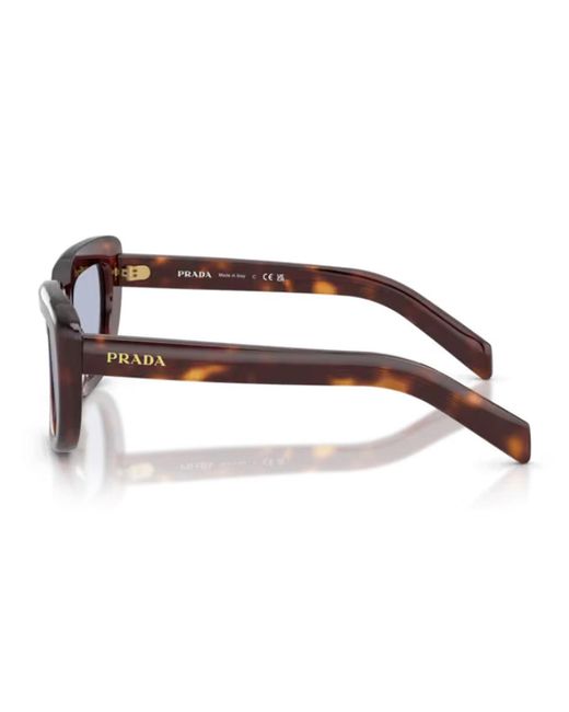 Prada Brown Pr D07S Acetato Sunglasses
