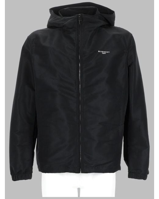 Givenchy Black Jacket Windbreaker Polyester for men