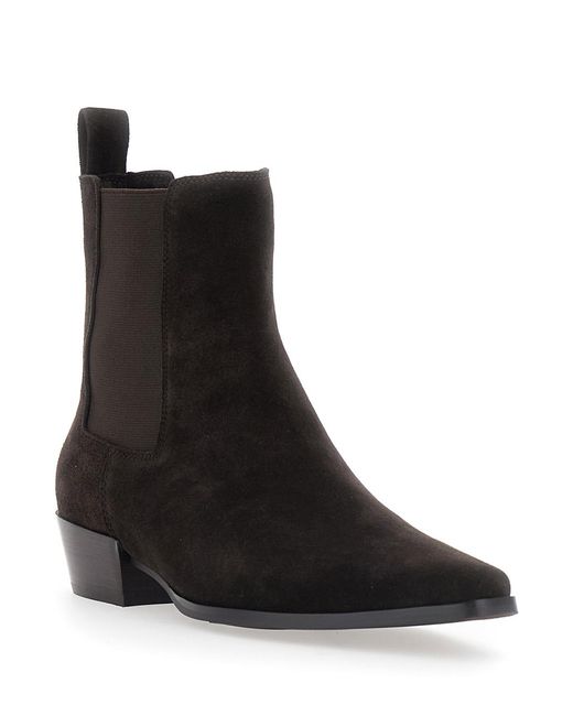 Strategia Black Bootie Nina Leather Boot