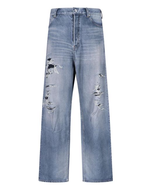 Balenciaga Blue 'trompe-l'œil' Jeans for men