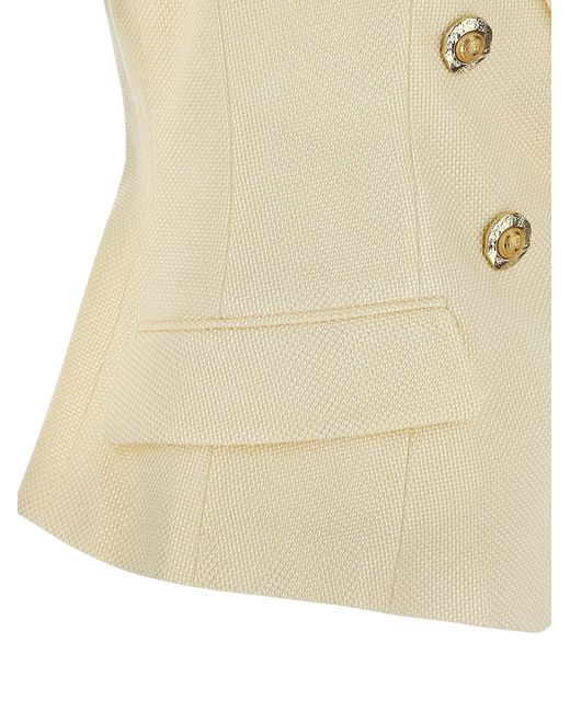 Balmain Natural And Coin' Vest