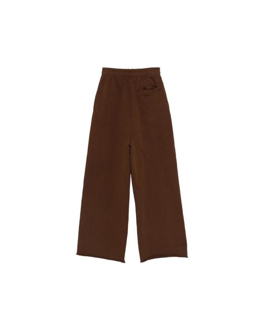 Entire studios Brown Elasticated-Waistband Trousers for men