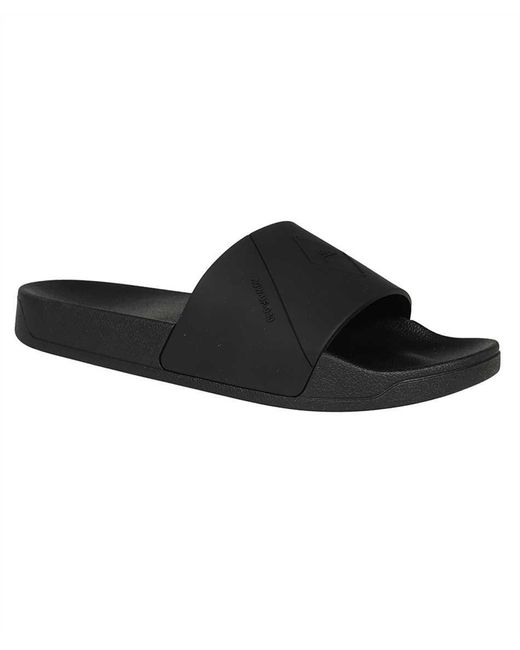 A_COLD_WALL* Black Rubber Slides for men