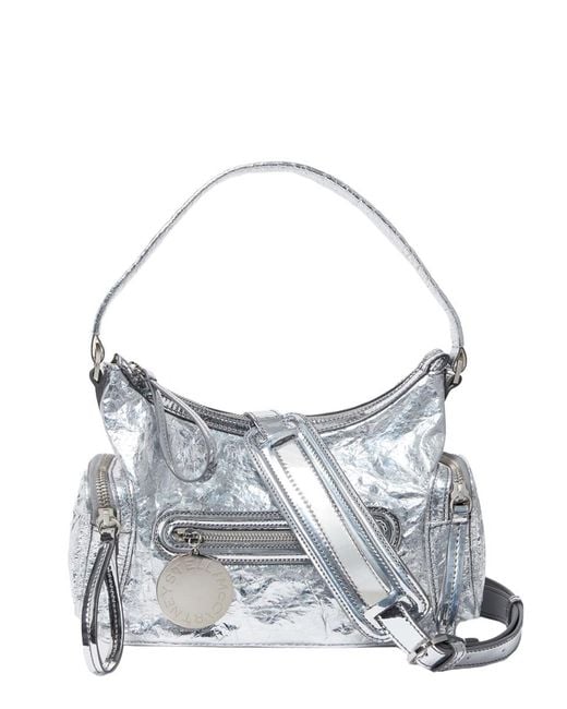 Stella McCartney Gray Dartmoor Shoulder Bag F: Polyamide
