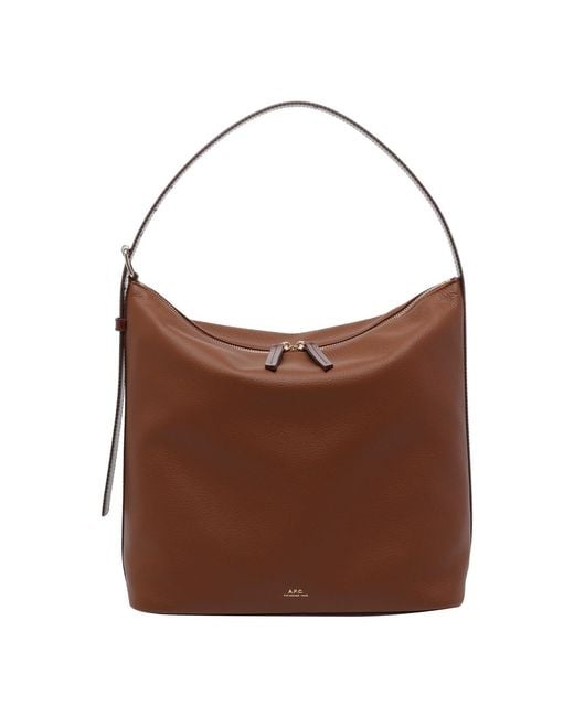 A.P.C. Brown Vera Shoulder Bag