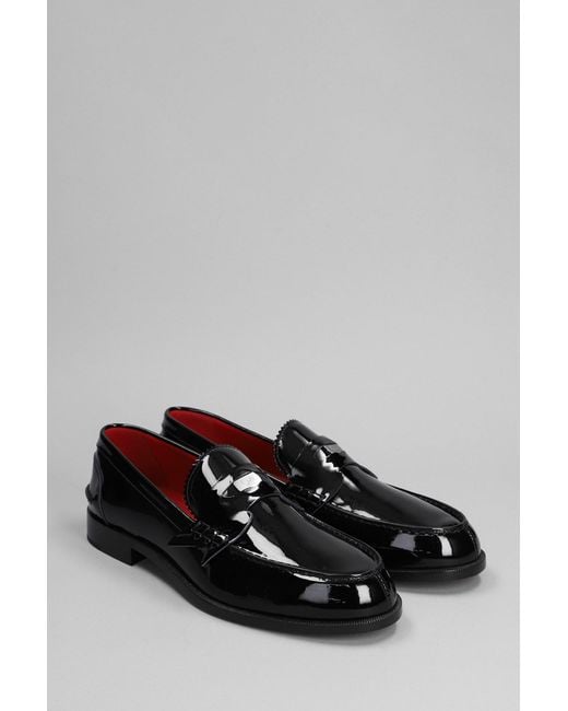 Christian Louboutin Gray Penny Loafers for men